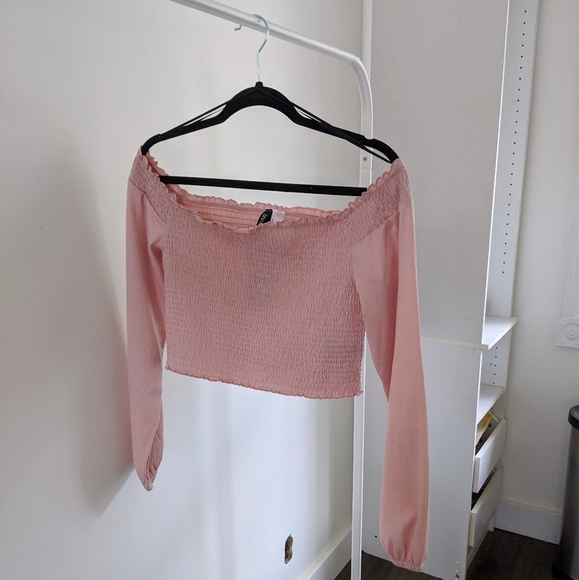Blush Pink H&M Long Sleeve Top - Picture 2 of 4